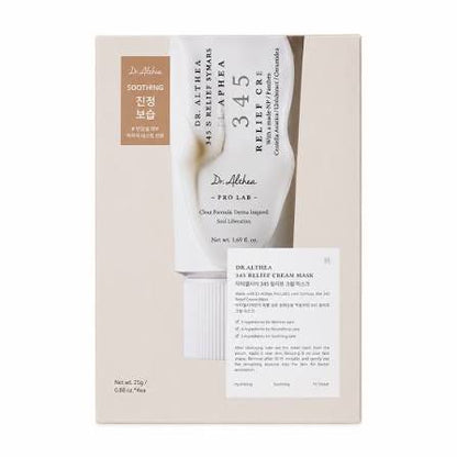Mascarilla 345 Relief Cream Dr. Althea (4 ud x 25 ml)