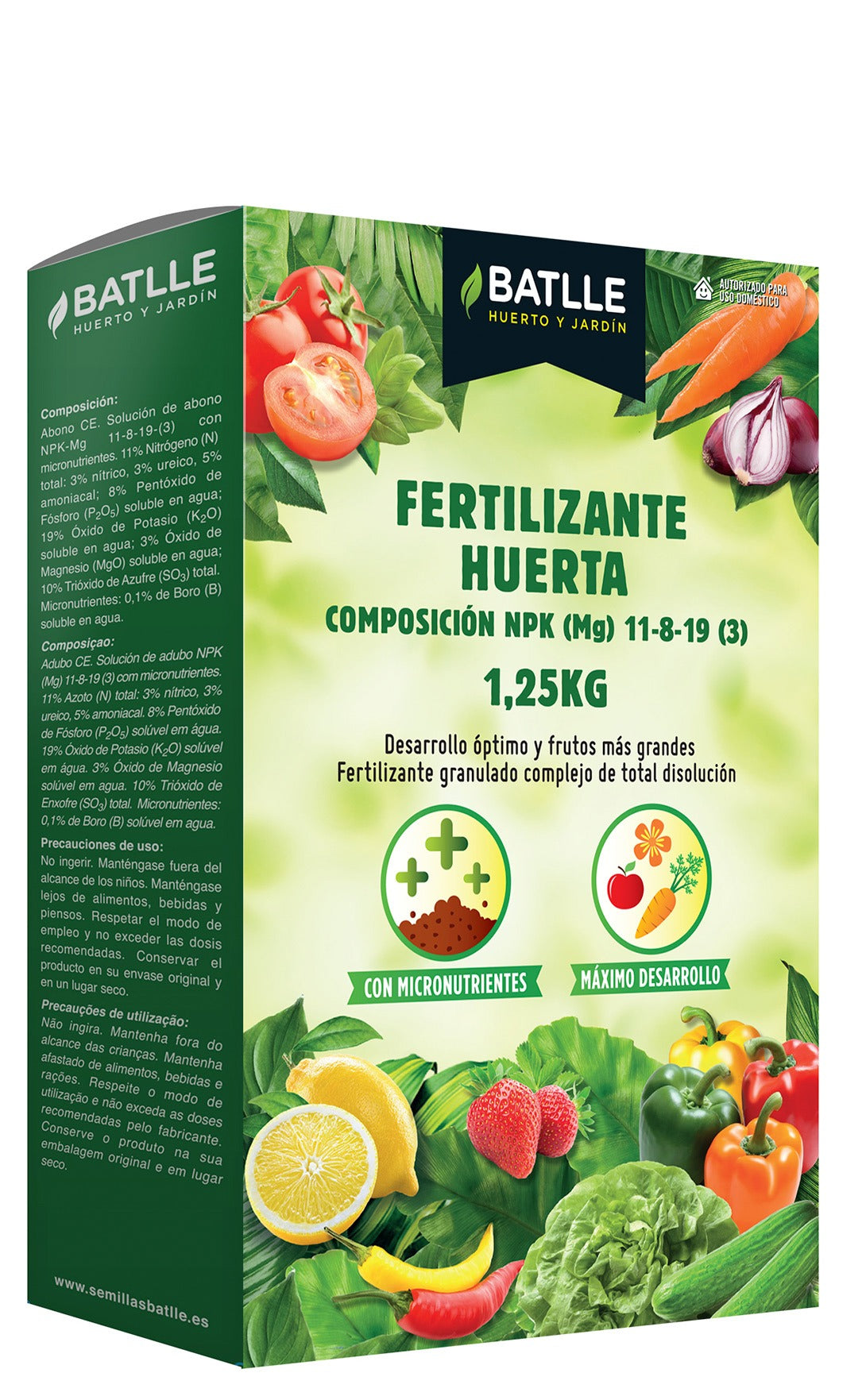 Fertilizante Huerta Batlle 1,25 kg