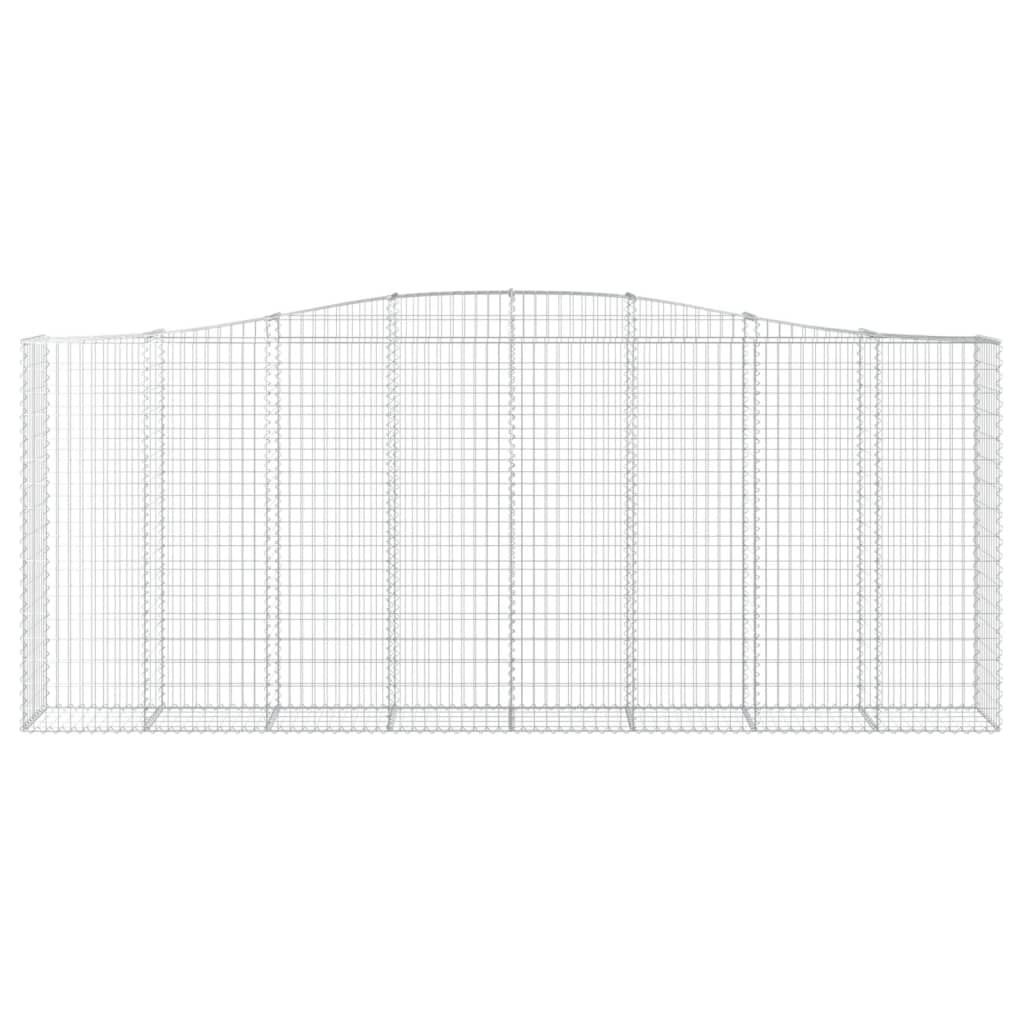 Cestas De Gaviones 9 Uds Forma De Arco Hierro 400x50x160/180 Cm_3