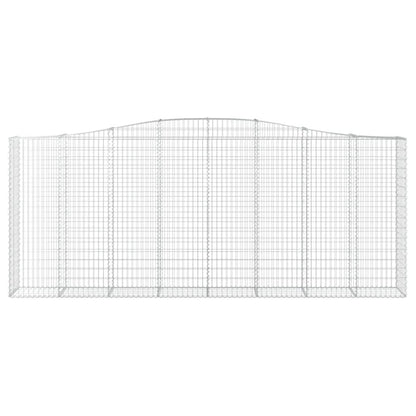Cestas De Gaviones 2 Uds Forma De Arco Hierro 400x50x160/180 Cm_3