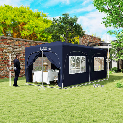 Outsunny Carpa Plegable 3x6 M_2