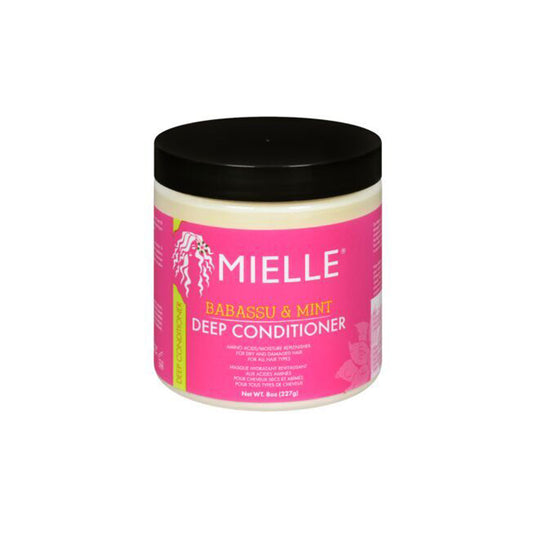 Acondicionador Profundo Aceite De Babasú Y Menta Mielle Organics 227g_0