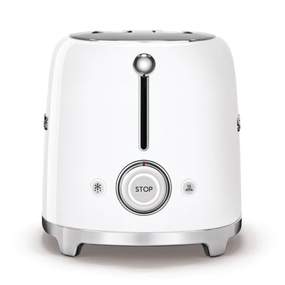 Tostador SMEG 2 ranuras 50's Style blanco