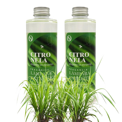 Pack 2x Fragancia Para Lámpara Catalítica 200ml: Aroma Citronela - Disfruta De Tu Aroma Favorito Durante Más Tiempo_0