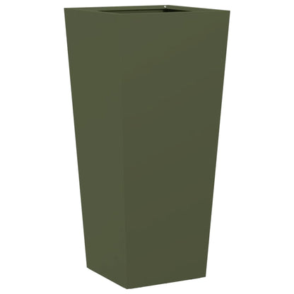 Jardinera Hexagonal Acero Verde Oliva 35x35x75 Cm_5