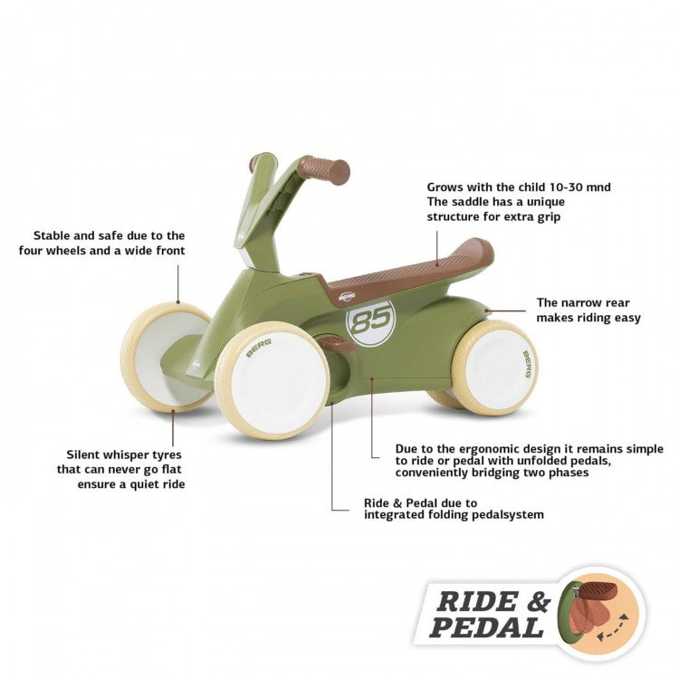 Correpasillos Berg Go2 Retro Green.