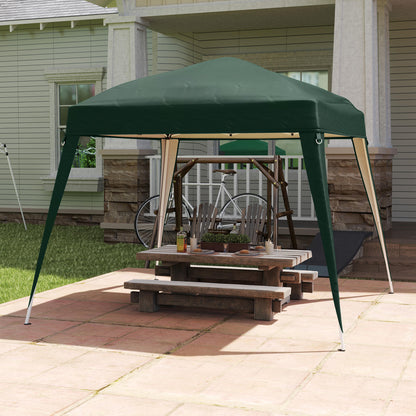 Outsunny Toldo De Recambio Para Carpa Plegable 2,4x2,4m Protección Upf 50+ Verde_3