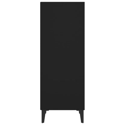 Aparador De Madera De Ingeniería Negro 34,5x32,5x90 Cm / Vetonek_1