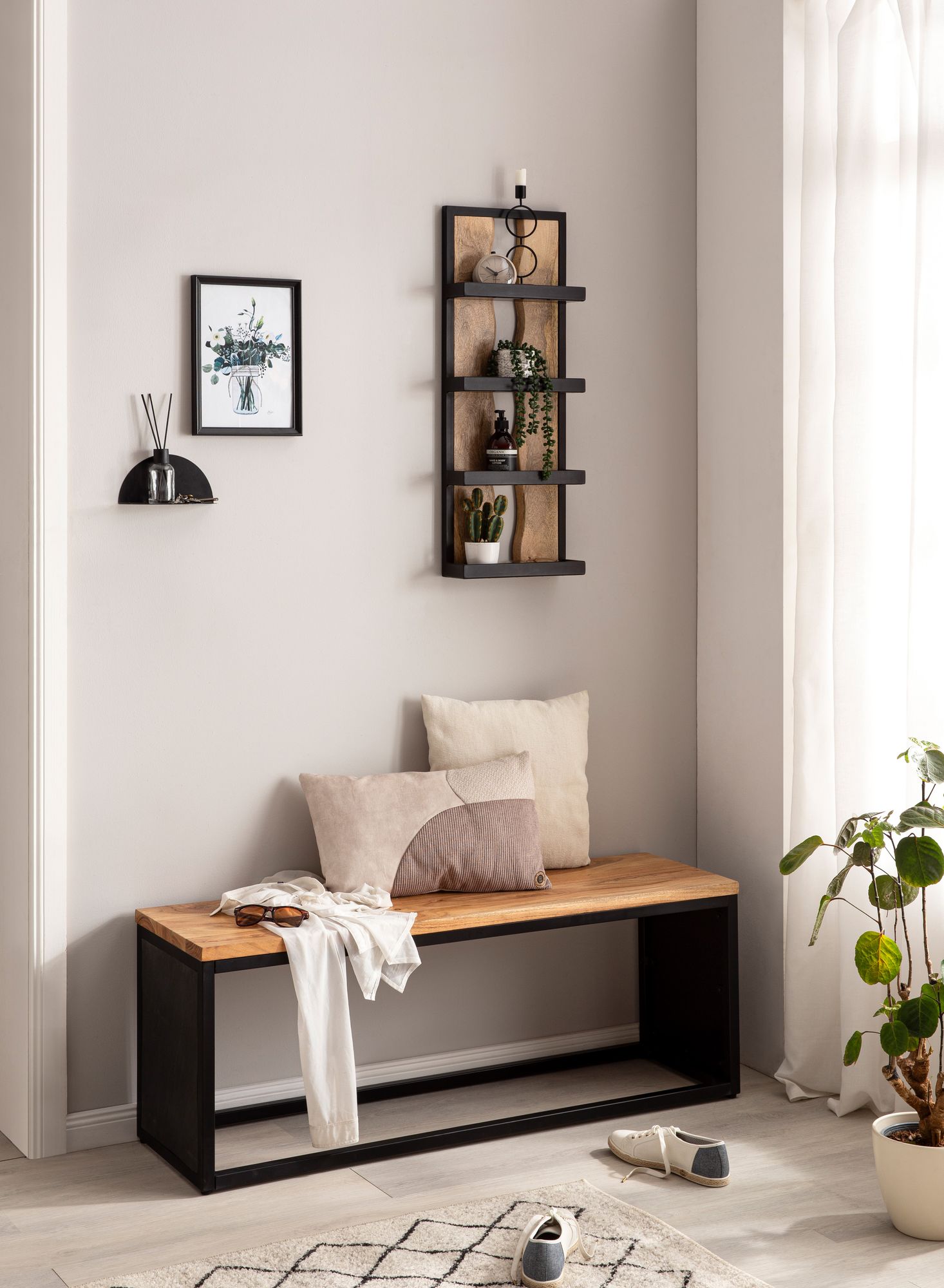 Estante De Pared 30x80x10 Cm_2