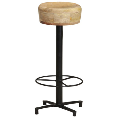 Taburetes De Cocina 2 Unidades Madera Maciza De Mango 76 Cm_5