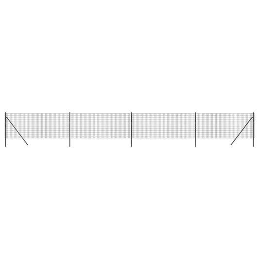 Cerca De Alambre De Acero Galvanizado Gris Antracita 1,1x10 M / Vetonek_0