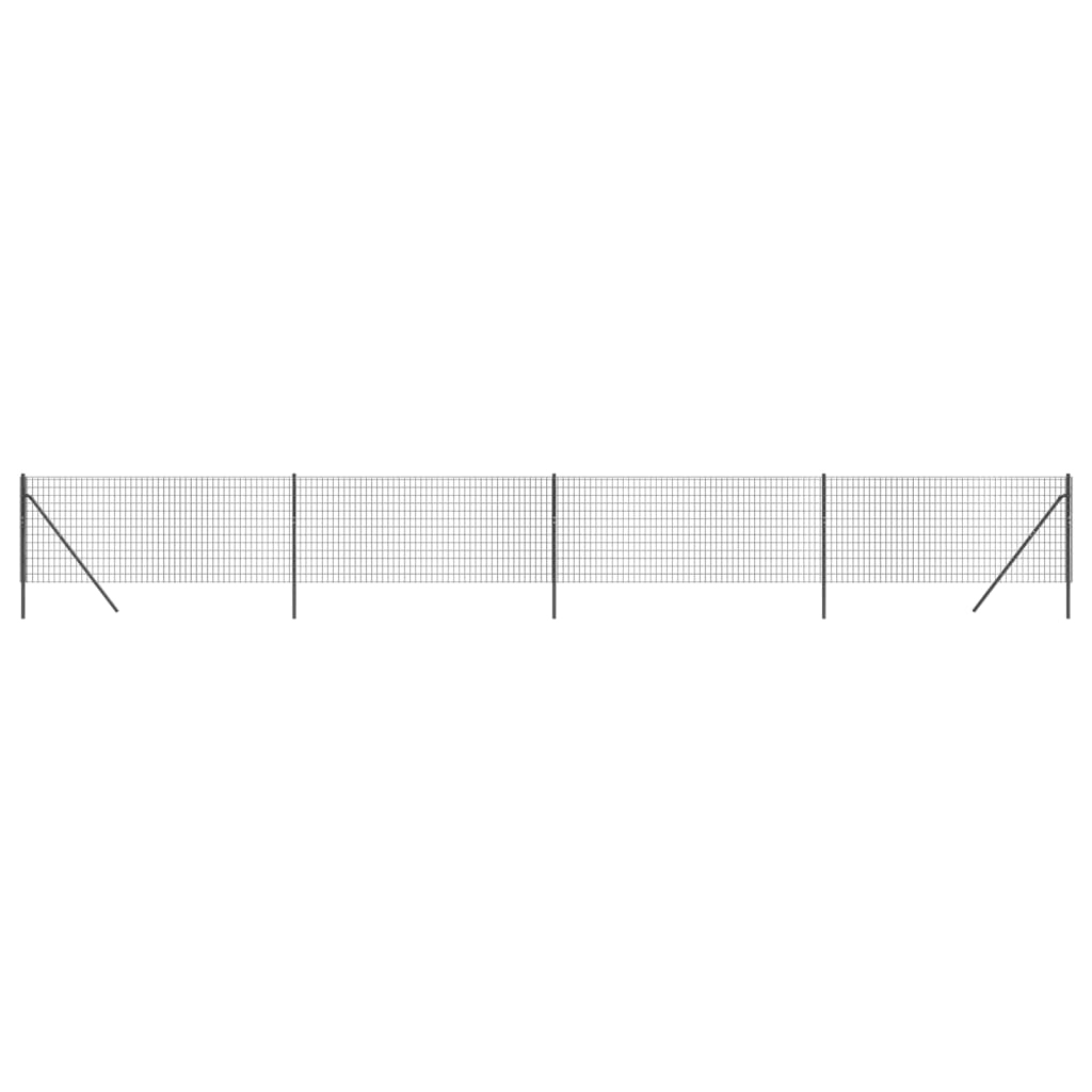 Cerca De Alambre De Acero Galvanizado Antracita 0,8x10 M / Vetonek_3