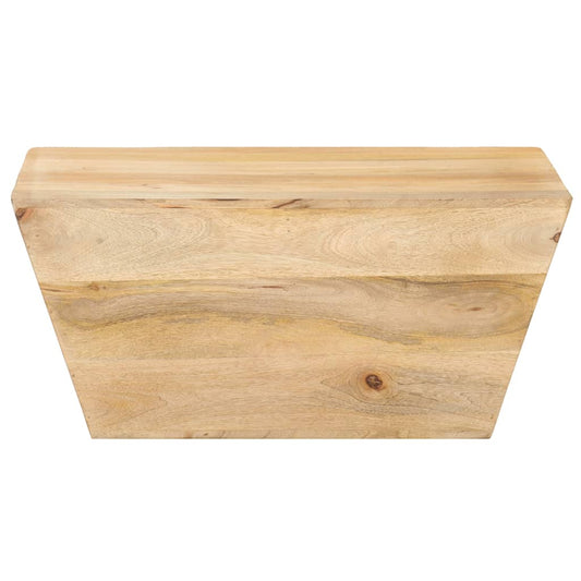 Mesa De Centro Forma De V Madera Maciza De Mango 66x66x30 Cm_0