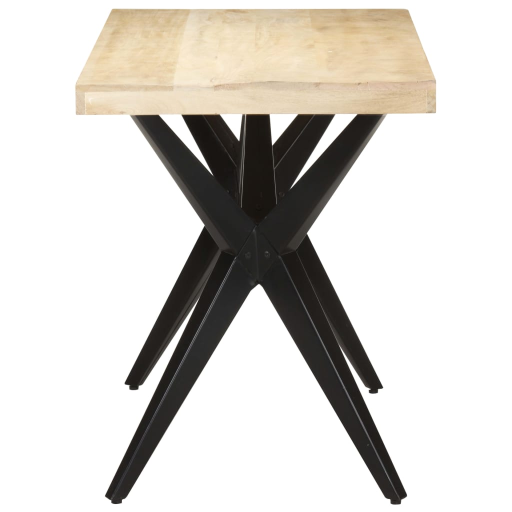 Mesa De Comedor De Madera Maciza De Mango 120x60x76 Cm_1
