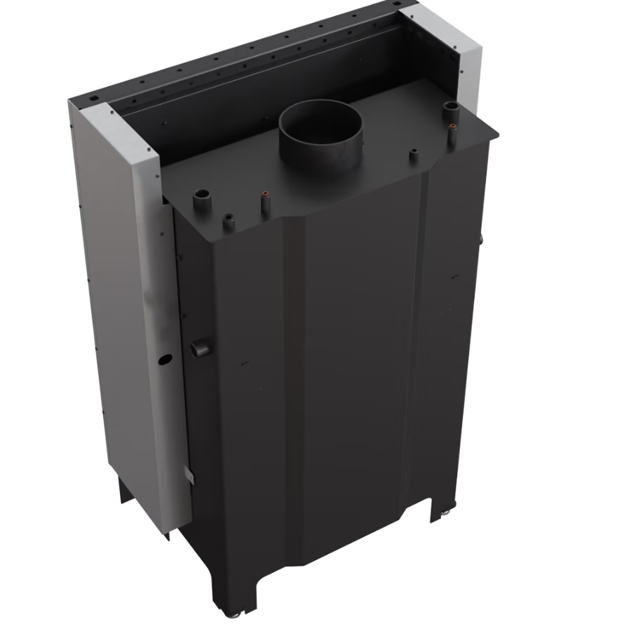 Bricosol Chimenea De Agua De Leña Kratki Mba 17 Kw Ø 200 Puerta Elevable_2