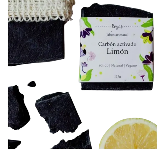 Bujas Jabón De Carbón Activado Y Limón 125g_0