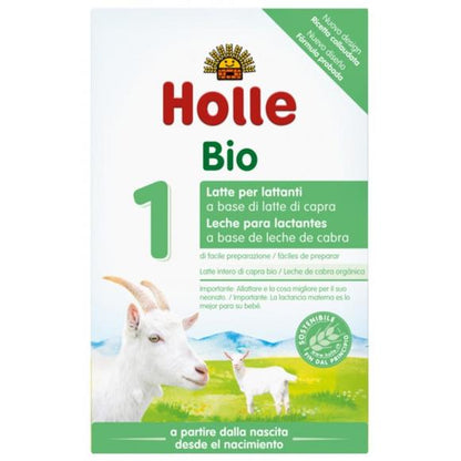 Leche de cabra para lactantes Fórmula 1 Ecológica Demeter Holle 400 g