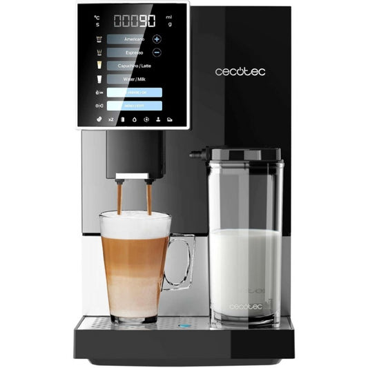 Cecotec Cafetera Superautomática Cremmaet Compactccino Black Silver_0