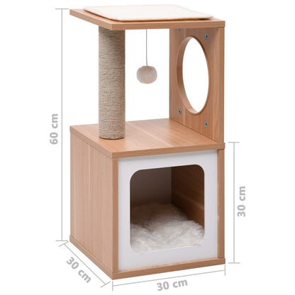 Vidaxl Rascador Para Gatos Con Alfombra Rascadora De Sisal 60 Cm_2