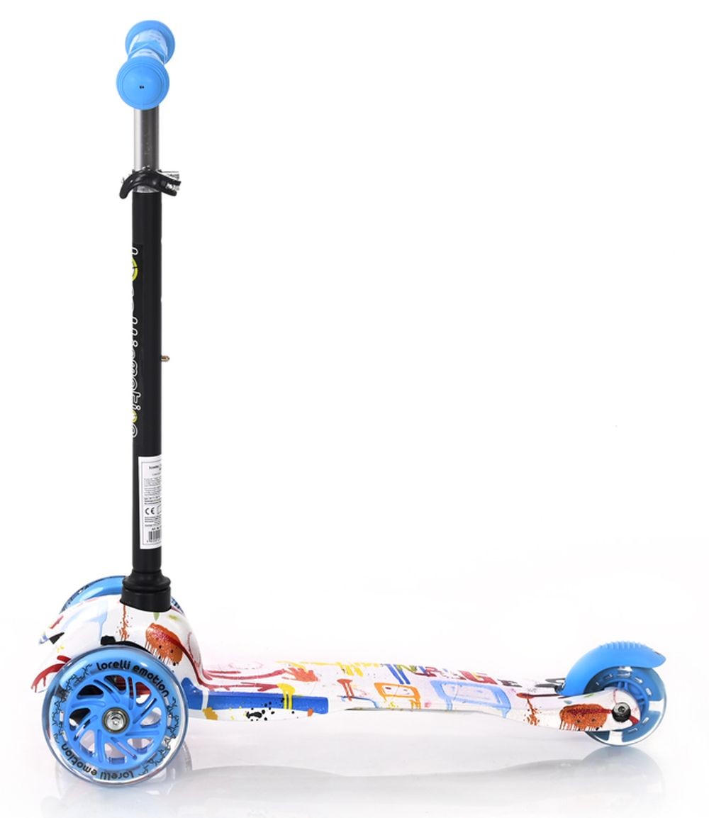 Patinete Infantil Con Luces En Las Ruedas Mini Blue Tracery_2