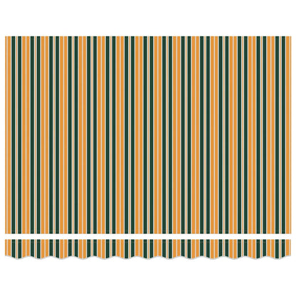 Toldo Retráctil Verde Y Amarillo 300 X 250 X 165 Cm_5