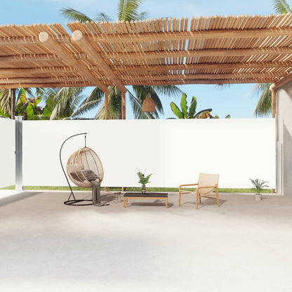 Vidaxl Toldo Lateral Retráctil Crema 220x1200 Cm_1