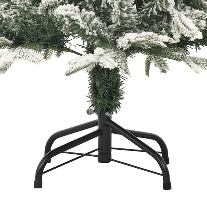 Vidaxl Árbol De Navidad Artificial Con Nieve Pvc Y Pe Verde 120 Cm_3