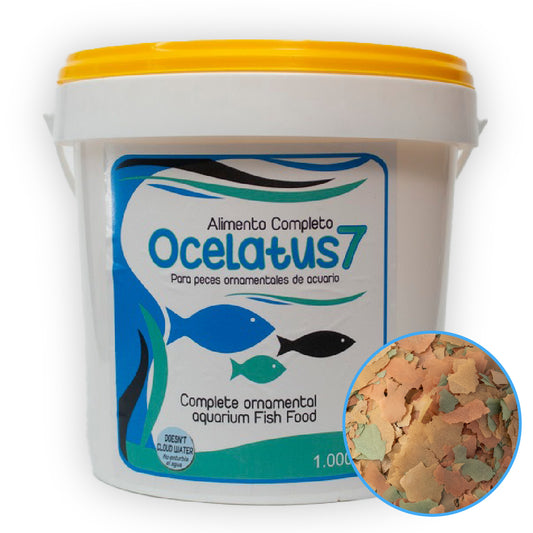 Comida Para Peces Agua Fría Y Tropicales Alimento En Escamas Nutrición Completa, Ocelatus7_0