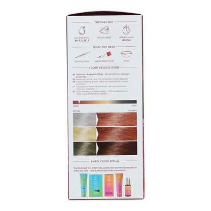 Henna natural Amla y Jatropha, Khadi,100 g