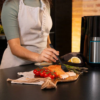 Freidora Sin Aceite De Aire Cecofry Full Inoxblack 5500 Accesorios. Dietética Y Digital, 1450 W Nominal, 1600 W Máxima, 5l Volumen, 5,5l Área De Coc_3