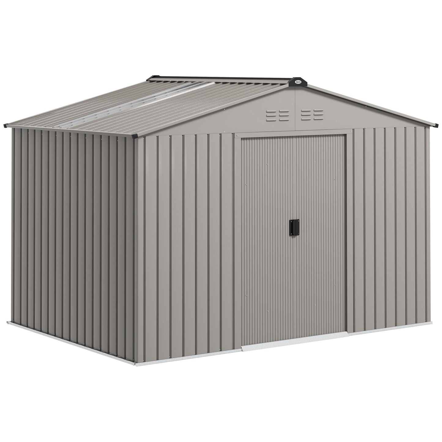 Outsunny Caseta De Jardín Exterior 4,9 M² 277x195x192 Cm Con Puerta Corredera_0