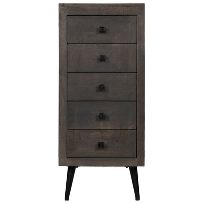 Aparador De Madera De Mango Maciza 40x40x91 Cm_1