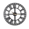 Reloj De Pared Metal Números Romanos 50x50