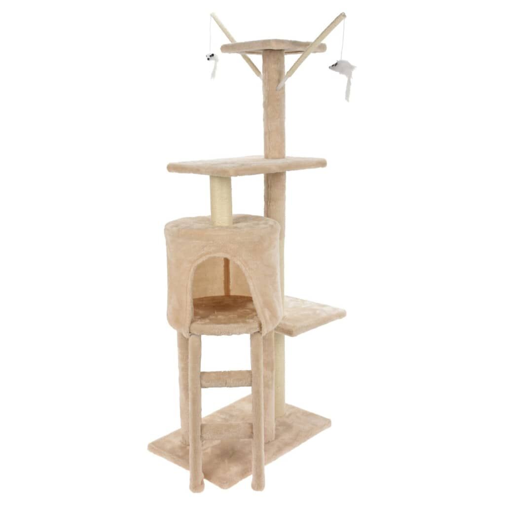 Pets Collection Torre Rascador Para Gatos 45x30x110 Cm Beige_0