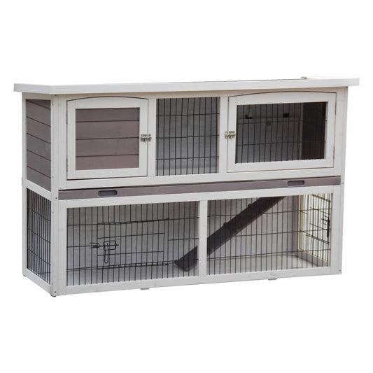 @pet Conejera Bigfoot Madera Blanca 137x50x85 Cm 26024_0
