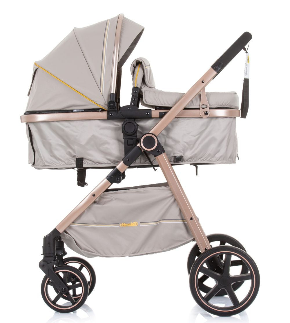 Carrito De Bebé Trio Convertible Misty Hasta 22 Kg Sand_1