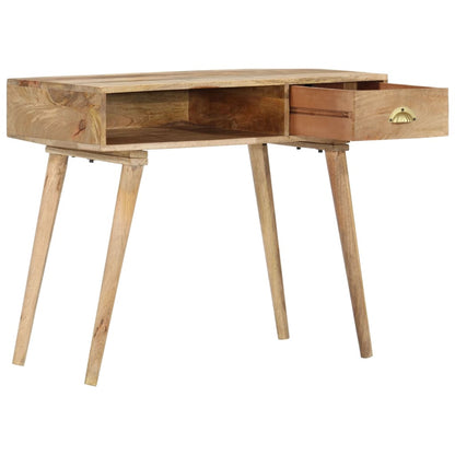Mesa Consola De Madera Maciza De Mango 90x45x75 Cm_0