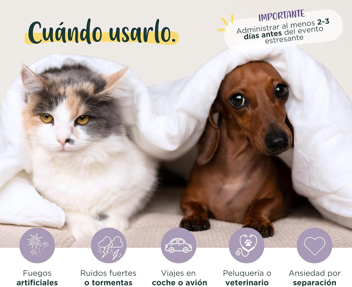 Wolf Belly Stay Calm Calmante Perros y Gatos sabor pollo 30 comp