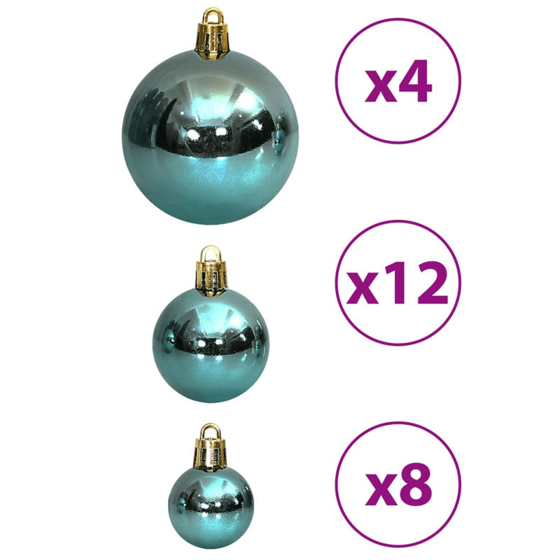 Vidaxl Bolas De Navidad 100 Unidades Verde 3 / 4 / 6 Cm_5