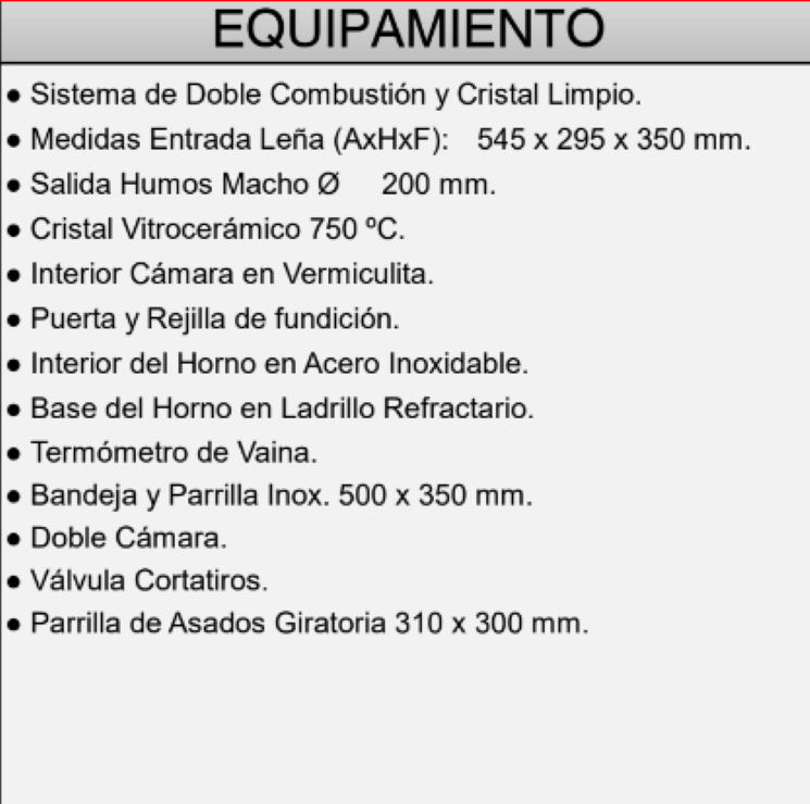 BRICOSOL Chimenea Leña Rincón con Horno FM Modelo C-300-RH_2