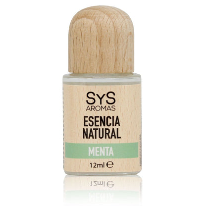 Esencia Natural Menta SYS Aromas 12 ml | Aroma Fresco y Herbal | Para Quemadores y Humidificadores_0