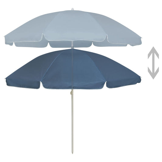 Sombrilla De Playa Azul 240 Cm_0