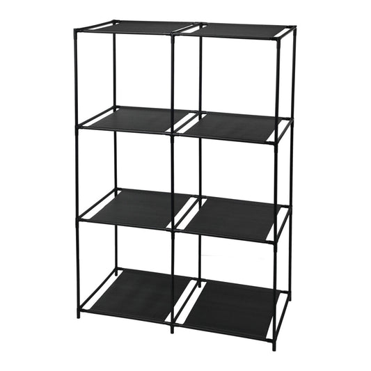 Well Home Estantería Modular De 6 Compartimentos Organizador De Tela Y Hierro Tamaño: 59,5x30x88cm