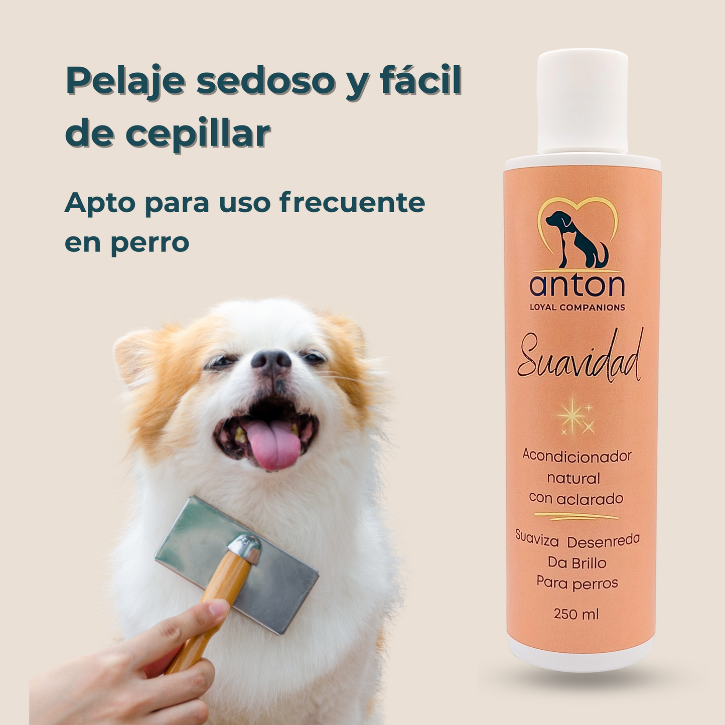 Acondicionador natural para el cuidado del pelaje de perros – Pack 2 x 250 ml_2