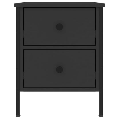 Mesitas De Noche 2 Uds Madera De Ingeniería Negro 40x42x50 Cm_4