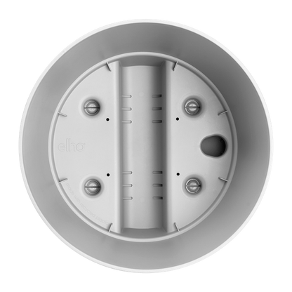 Macetero con autoriego Greensense Aquacare Round Elho 35cm light concrete