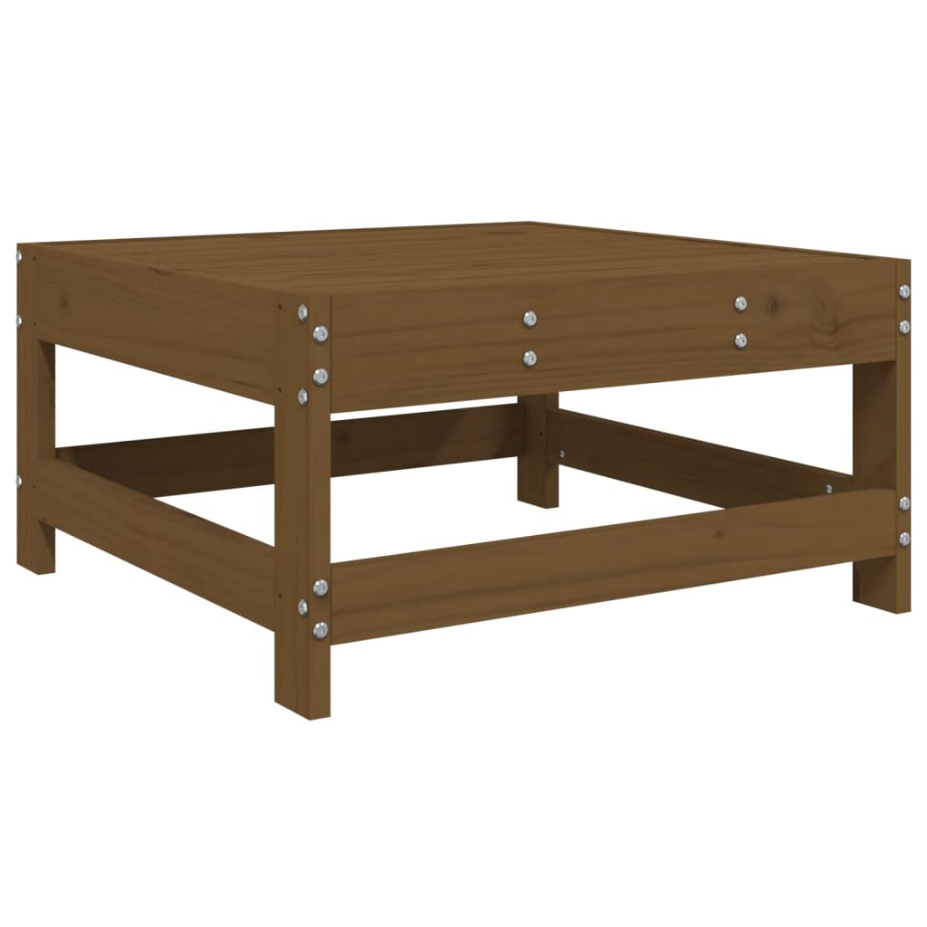 Vidaxl Juego Muebles De Jardín 8 Pzas Madera Maciza Pino Marrón Miel_5