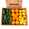 Caja 6kg Aguacates Hass, Naranjas Y Limones Directo Del Campo Tropitop (2kg De Cada Fruta)
