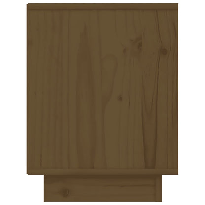 Mesitas De Noche 2 Uds Madera De Pino Marrón Miel 40x30x40 Cm_4
