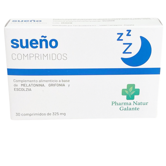 Sueño – Complemento Natural Con Melatonina, Triptófano Y Plantas Medicinales Para Dormir Mejor – 30 Comprimidos
